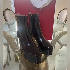 Valentino platform booties size 38